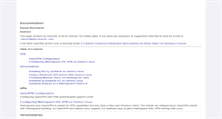 Desktop Screenshot of documentation.dbernhardt.com
